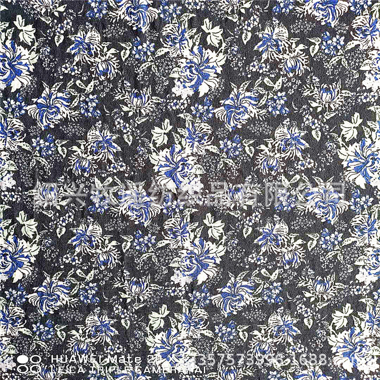 DTY 牛奶丝四面弹针织印花面料