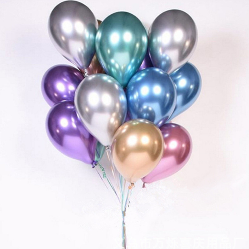 Solid Color Emulsion Party Balloon display picture 2