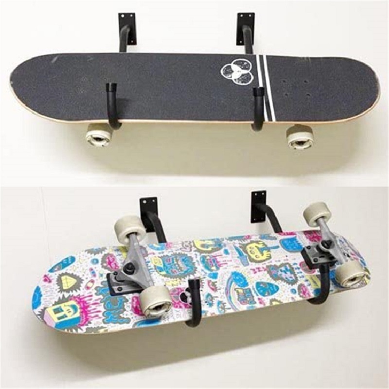 定制滑板挂架 滑雪板架单板双板滑雪架冲浪板存放架 滑板架子铁艺