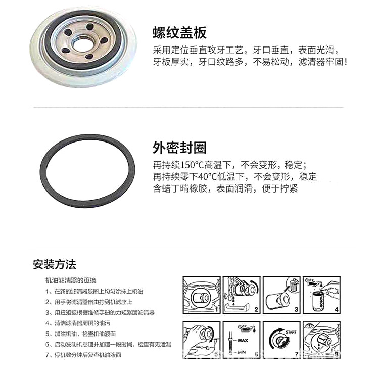 480-1012010 Chery Fengyun 2 A11 Qiyun Qq A5 E5 E3 Tiggo 35 Oil Filter
