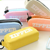 Capacious pencil case with zipper for elementary school students, Japanese and Korean