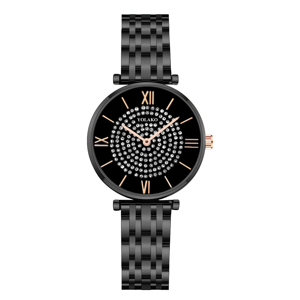 Studentesse minimaliste in versione coreana, promozione principale ultrasottile con striscia in acciaio 2024, nuovo orologio al quarzo dello stesso tipo_voghion.com