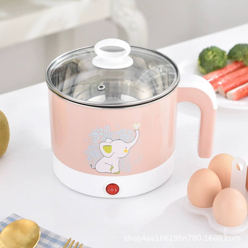 Электрическая плита Jack Si, бытовая маленькая многоцелевая электрическая Горячая кастрюля с пароваркой для студенческого общежития, мини-электрическая плита, подарок