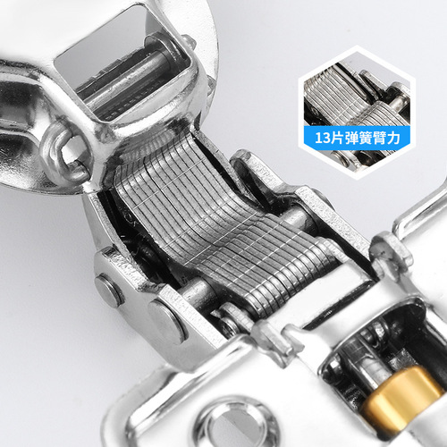 Factory direct supply 3.0 stainless steel butterfly hinge cabinet buffer hydraulic hinge damping detachable spring hinge