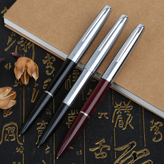 英雄鋼筆禮盒100全鋼金筆 商務公關禮品筆刻字成功人士簽字筆批發
