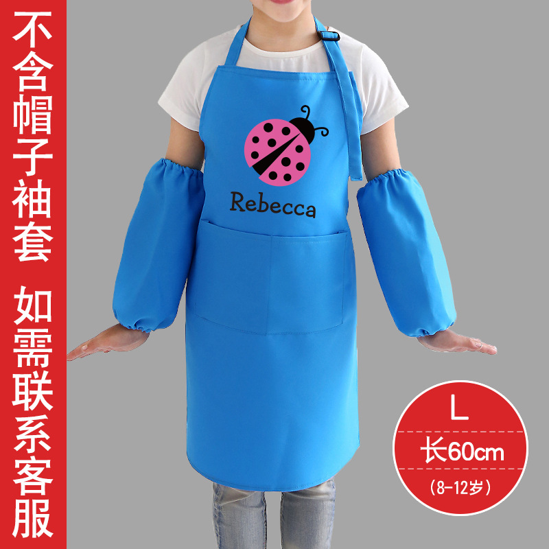 Delantal único Blue-Ladybug L