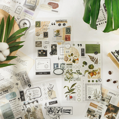 Hisome 和紙貼紙 親愛的生活系列 創意手帳diy裝飾貼紙30張入 8款