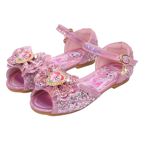 Girls sandals summer new fashion baby shoes children little girl Elsa ice and snow princess sandals drop shipping