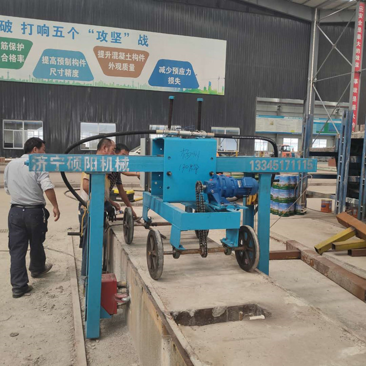 路邦机械桥梁侧面凿毛机    龙门式桥梁拉毛机