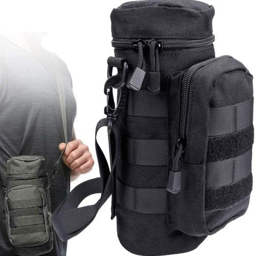 Manufacturer wholesale outdoor tactical water bottle bag shoulder strap waist bag accessories replacement crossbody nylon shoulder strap mobile phone bag