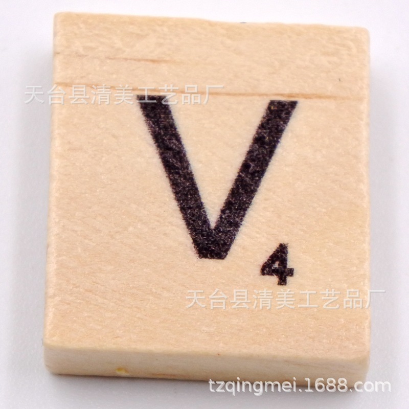 Cubo de pino 26 letras en inglés madera natural letras en inglés unidad 26 letras piezas de madera letras en inglés