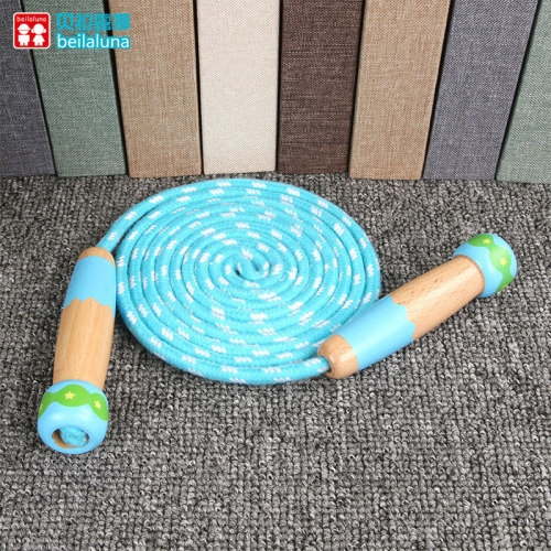 儿童木制跳绳体育专用幼儿园小学生初中生健身类玩具厂家直销批发