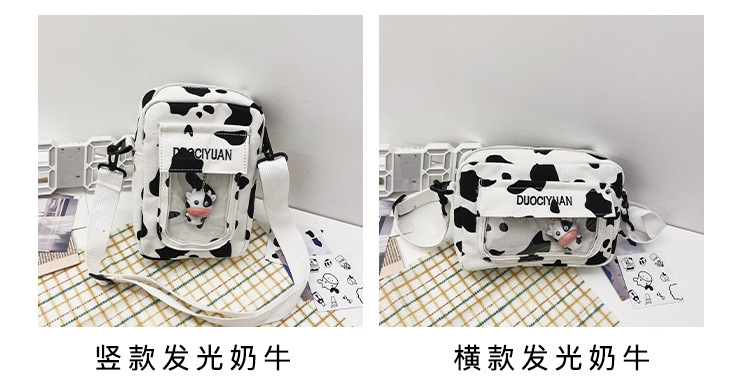 Moda Coreana Nueva Creativa Linda Muñeca Transparente Bolsa De Mensajero Bolsa De Lona Suave Al Por Mayor display picture 4