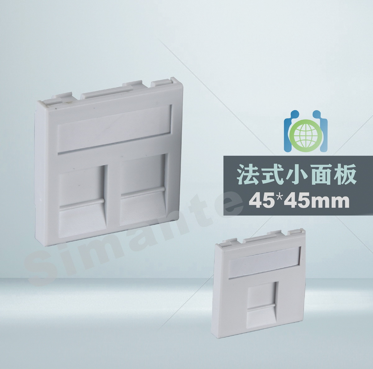 供应 法式小面板45*45面板 法式适配器 单口双口量大优惠批发