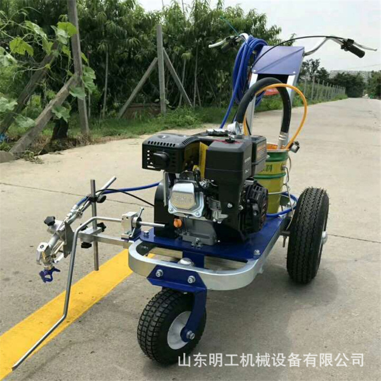 厦门手推式冷喷划线机道路热熔小型柱塞泵车位标线车冷喷高效