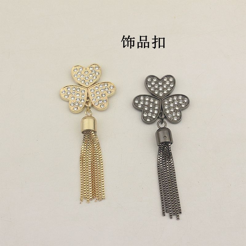 Backete hardware accessories with drilling butterfly tassel buckle…