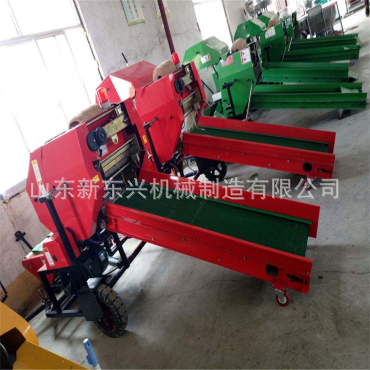 自动断膜裹包青贮机 饲料秸秆打包机 玉米秸秆包膜机