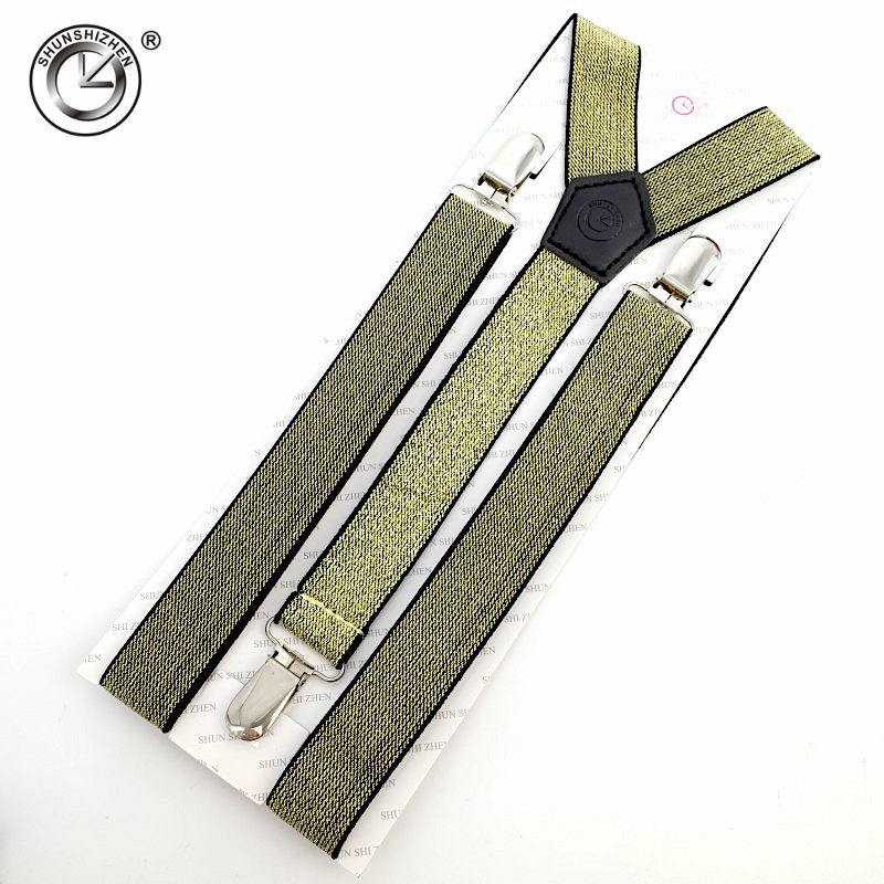 2ZDLY080020 金银丝纸卡背带