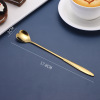 Spoon stainless steel, mixing stick contains rose, square head