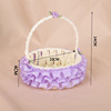 Western -style wedding lace basket happy candy basket manual weaving basket wedding lunches diy flower basket