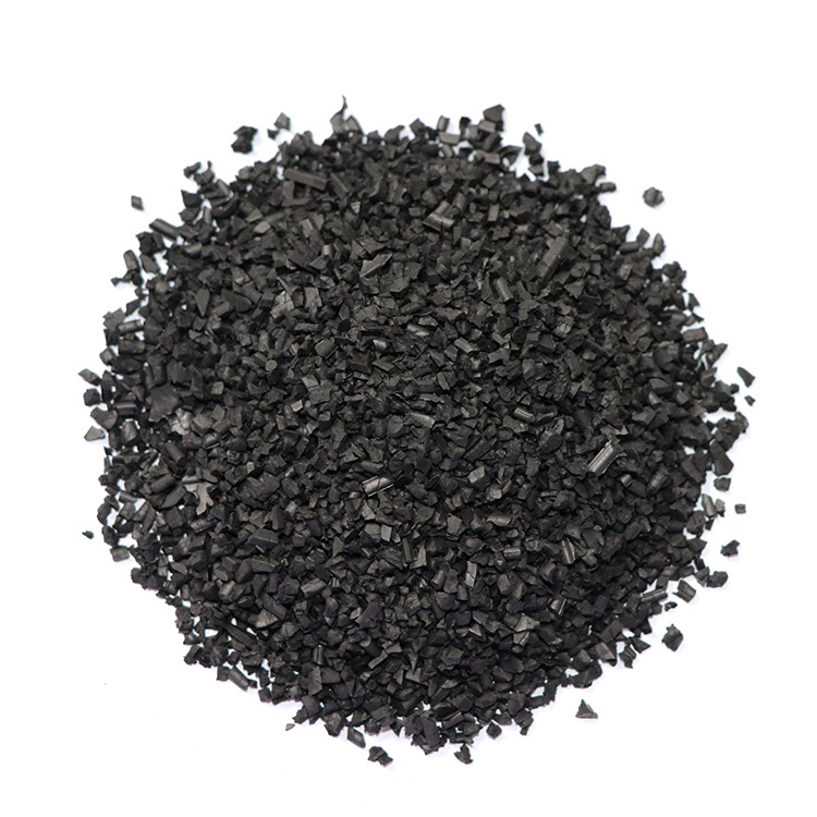黑色epdm橡胶颗粒环保无味 1-3充草颗粒足球场填充胶粒橡胶颗粒