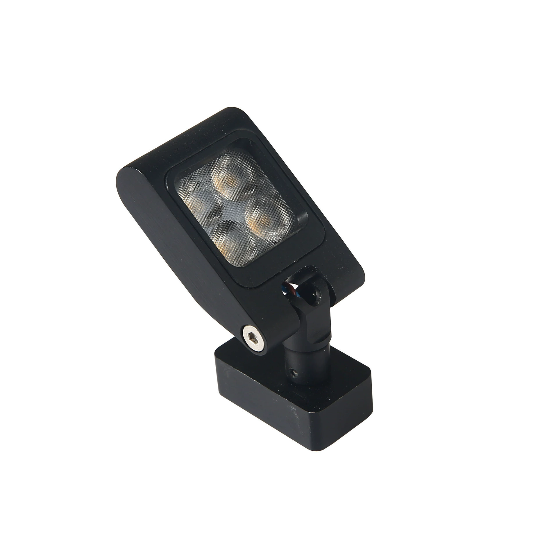 LED маленькие огни по рельсам, стеклянная подставка, украшения, музей, 4W