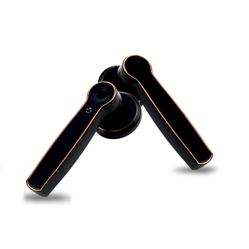 锁神跨境TTlock卧室指纹锁一握开室内门球形锁家用木门房门执手锁