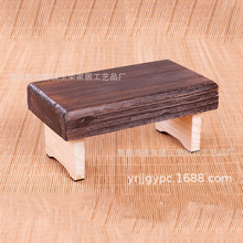 日式便携式矮凳 老人跪坐凳 儿童折叠圆角小板凳 钓鱼实木马扎