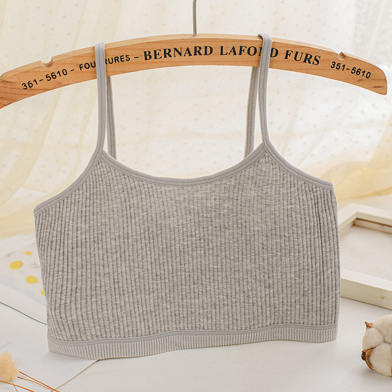 Fábrica al por mayor chaleco femenino adolescente chica desarrollo sujetador estudiante de secundaria estudiante ropa interior femenina estudiante de secundaria