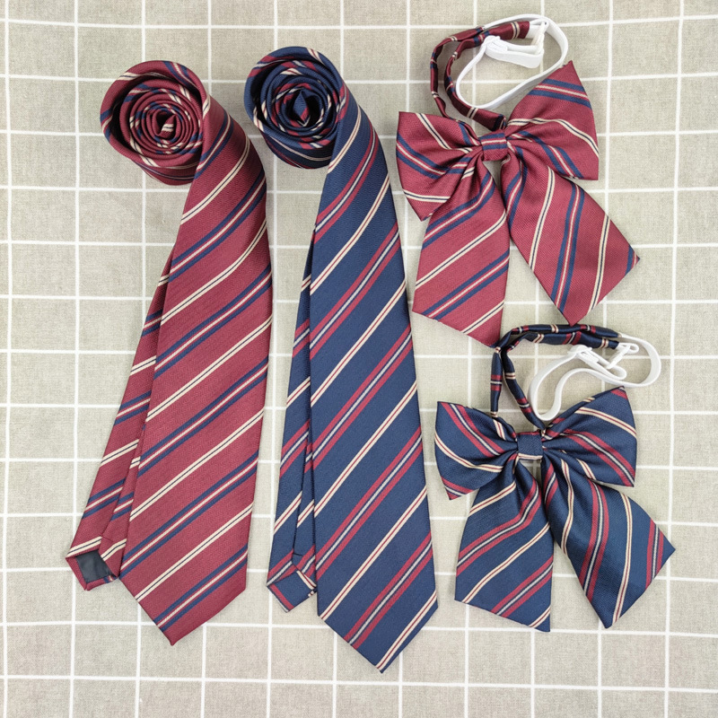 Free Bow Tie Collar Flower Bow Knot Red Hand Tie 8cm Wave Texture Uniform Accessories Set for Men and Women Free Bow Tie Collar Flower Bow Knot Red Hand Tie 8cm Wave Texture Uniform Accessories Set for Men and Women
