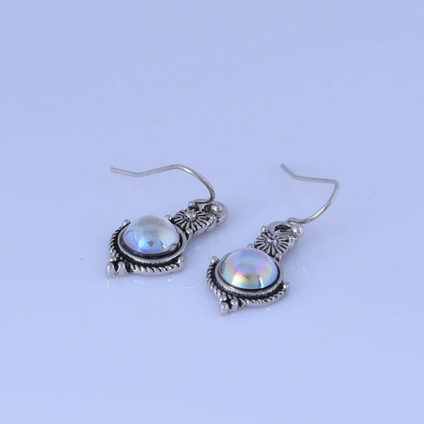 Креативные ретро серьги, ногтевой декор, (торговля через границу), wish, Aliexpress, лунный камень