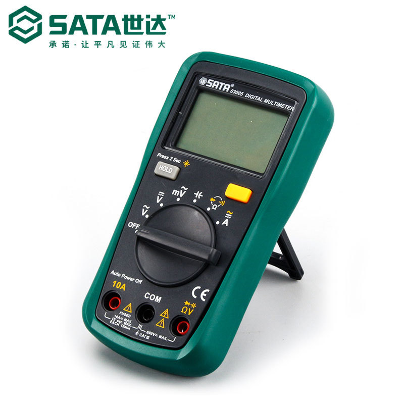 世达SATA 带频率测量掌上型多用表 03007