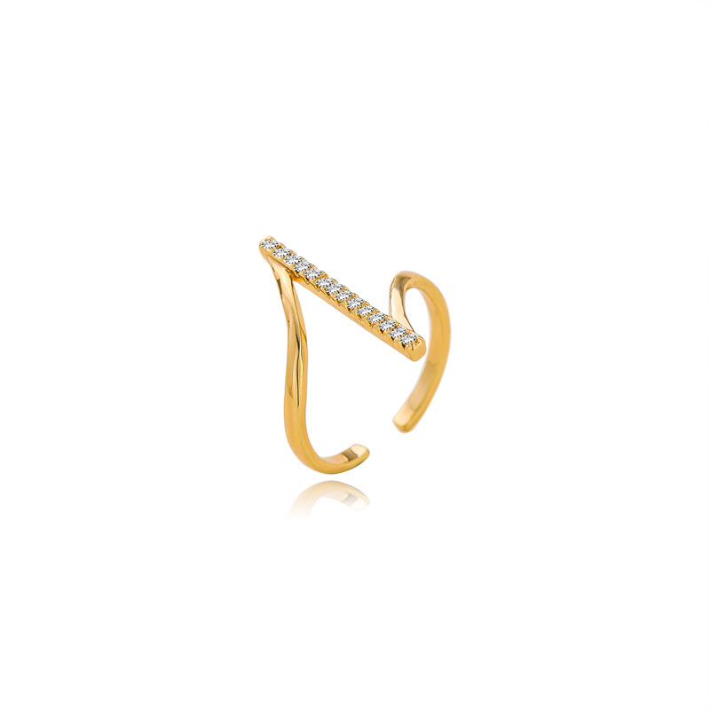 Layered pearl adjustable ring