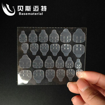 Manufactor Direct selling Wearing Nail enhancement Gum paste transparent Double-sided stickers Jelly double faced adhesive tape waterproof environmental protection transparent