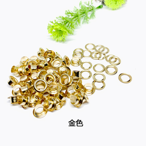 Wholesale Thick Copper Callus Clip Clothing Bag Metal Accessories Rustproof Round File Tag Hollow Rivet 