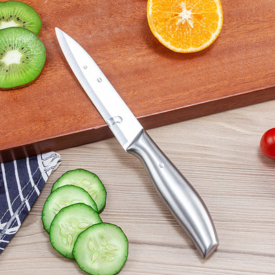 厂家现货不锈钢水果刀家用瓜果削皮器随身刮皮刀多功能削切瓜小刀