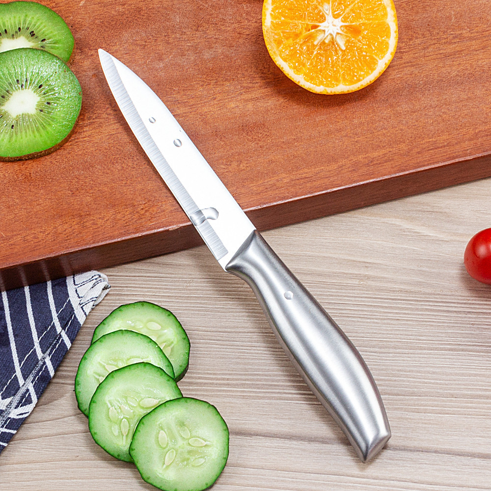 厂家现货不锈钢水果刀家用瓜果削皮器随身刮皮刀多功能削切瓜小刀