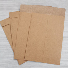 复古中式牛皮纸信封定制 贺卡明信片C6信封发票信封可定制Logo