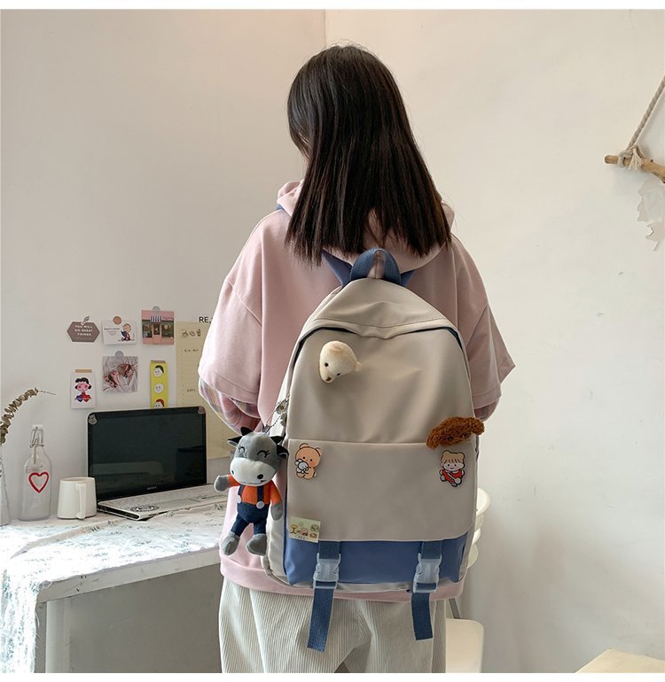 Korean Hit Color Schoolbag Wholesale display picture 12