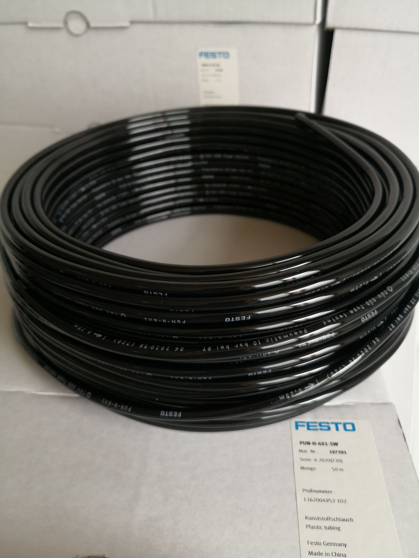 FESTO气管PUN-H-6X1-SW