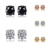 Earrings suitable for men and women, universal zirconium, magnetic ear clips, no pierced ears, Amazon