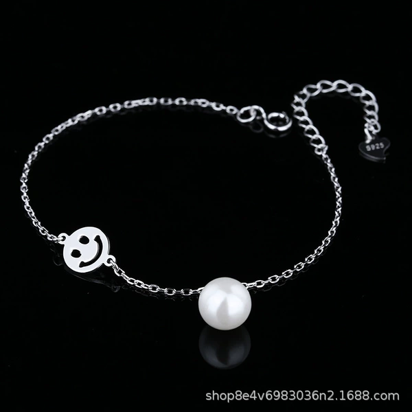 Platinum bracelet pearl