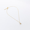 Brand sophisticated zirconium, pendant, necklace, simple and elegant design