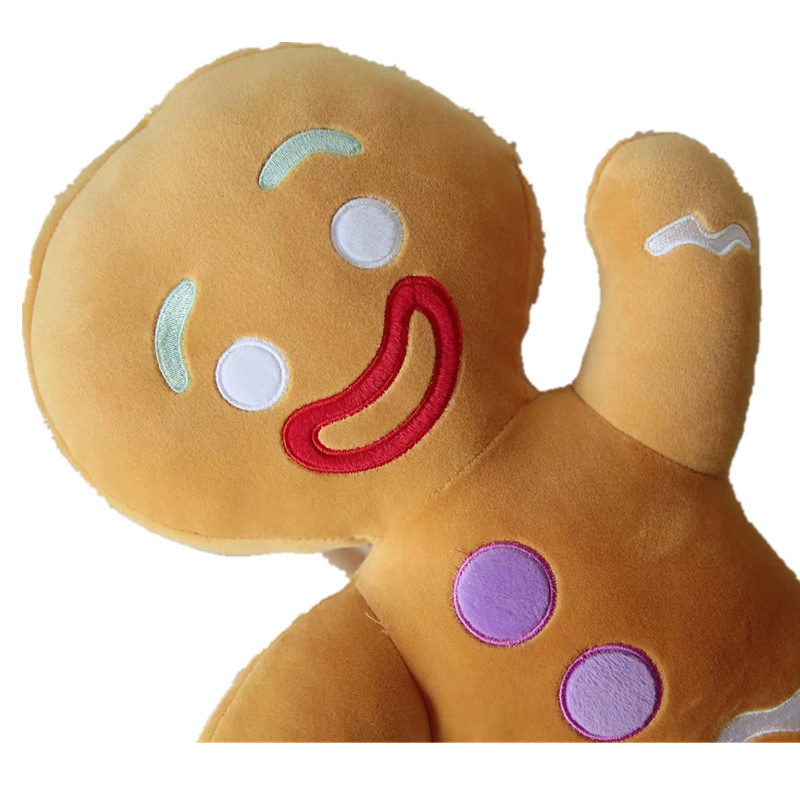 INS creativo galleta hombre muñeca jengibre pastel hombre confort acompañar juguete de peluche niña regalo de vacaciones