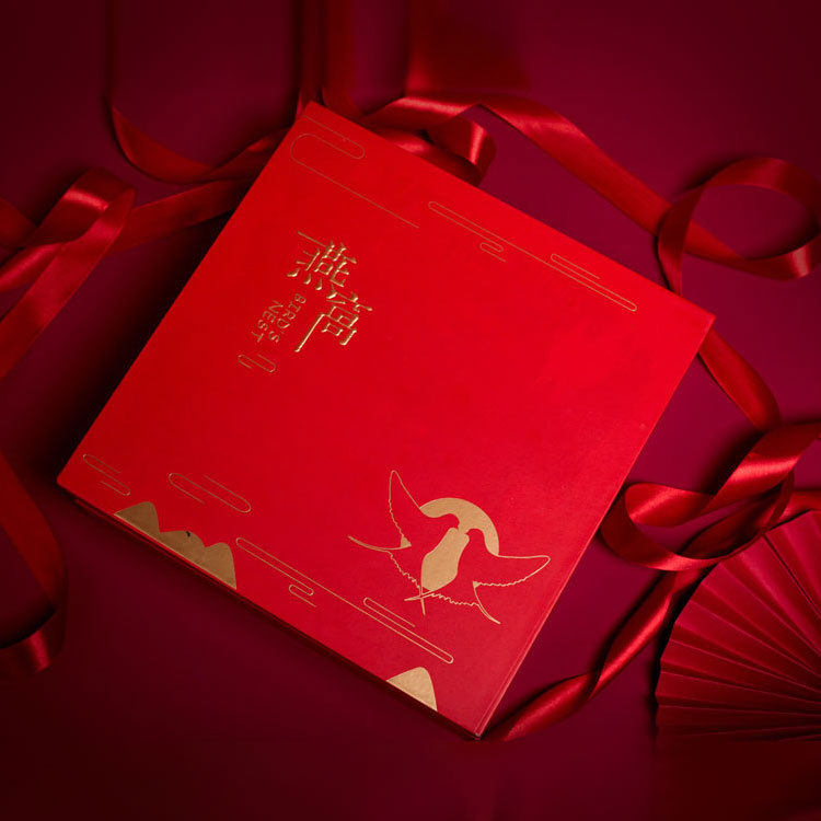 燕窝礼品包装盒新款定制塑料透明红褐色定做珍御品八角盒新品