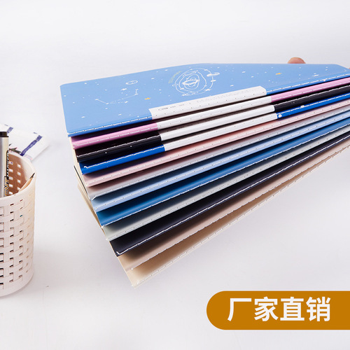 b5 notebook simple thickened soft leather double-sided stitched notebook student soft copy notebook note practice workbook wholesale