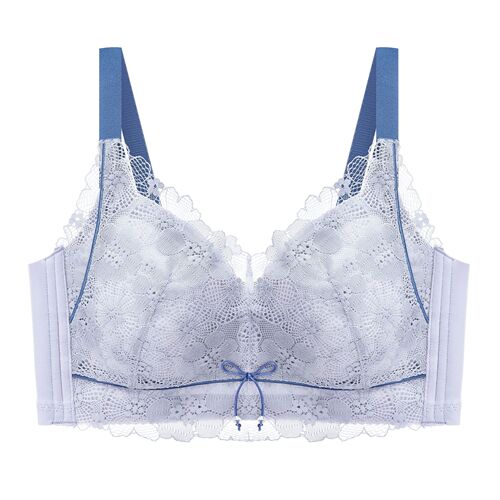 Push-up Bra with Invisible Underwire for Large Cup and Full Coverage, Colorful Bralette for Women