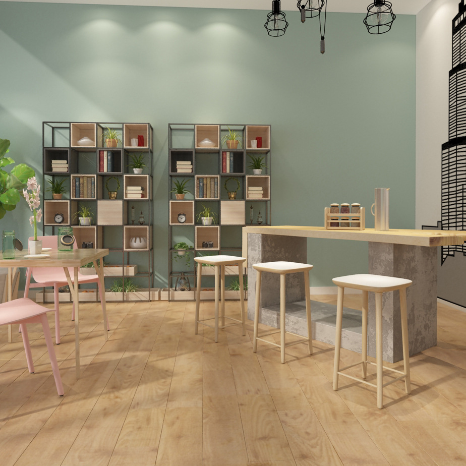 客厅书柜房间高档舒适展柜现代简约时尚烤漆铁艺书架小物品展示架