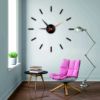 Scandinavian modern three dimensional creative wall watch for living room, decorations, simple and elegant design, light luxury style, internet celebrity