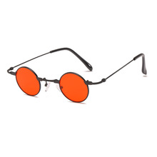 欧美风圆形太子镜太阳镜小框个性蹦迪嘻哈网红墨镜8757太阳眼镜